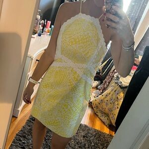 Lily Pulitzer Yellow Mini Dress